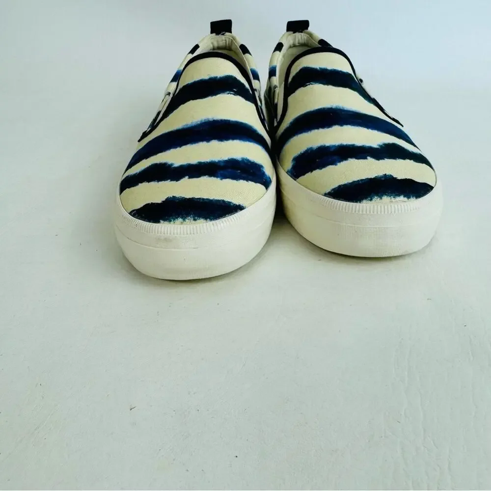 Sperry Top Sider Shoes Sneaker‎ Crest Twin Gore Navy Tie Dye Slip On Size 8.5M